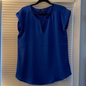 Royal blue blouse